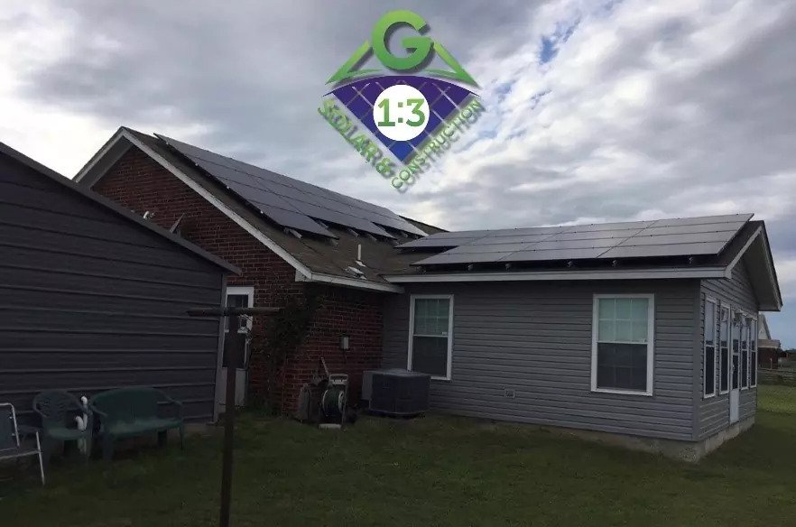 Rooftop solar system, new roof install in Duncan, OK